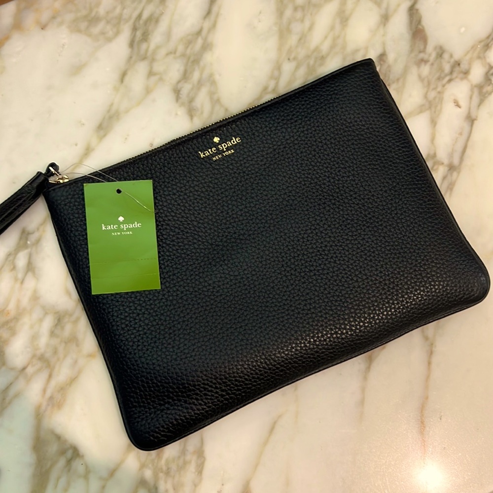 NWT Kate Spade zipper clutch